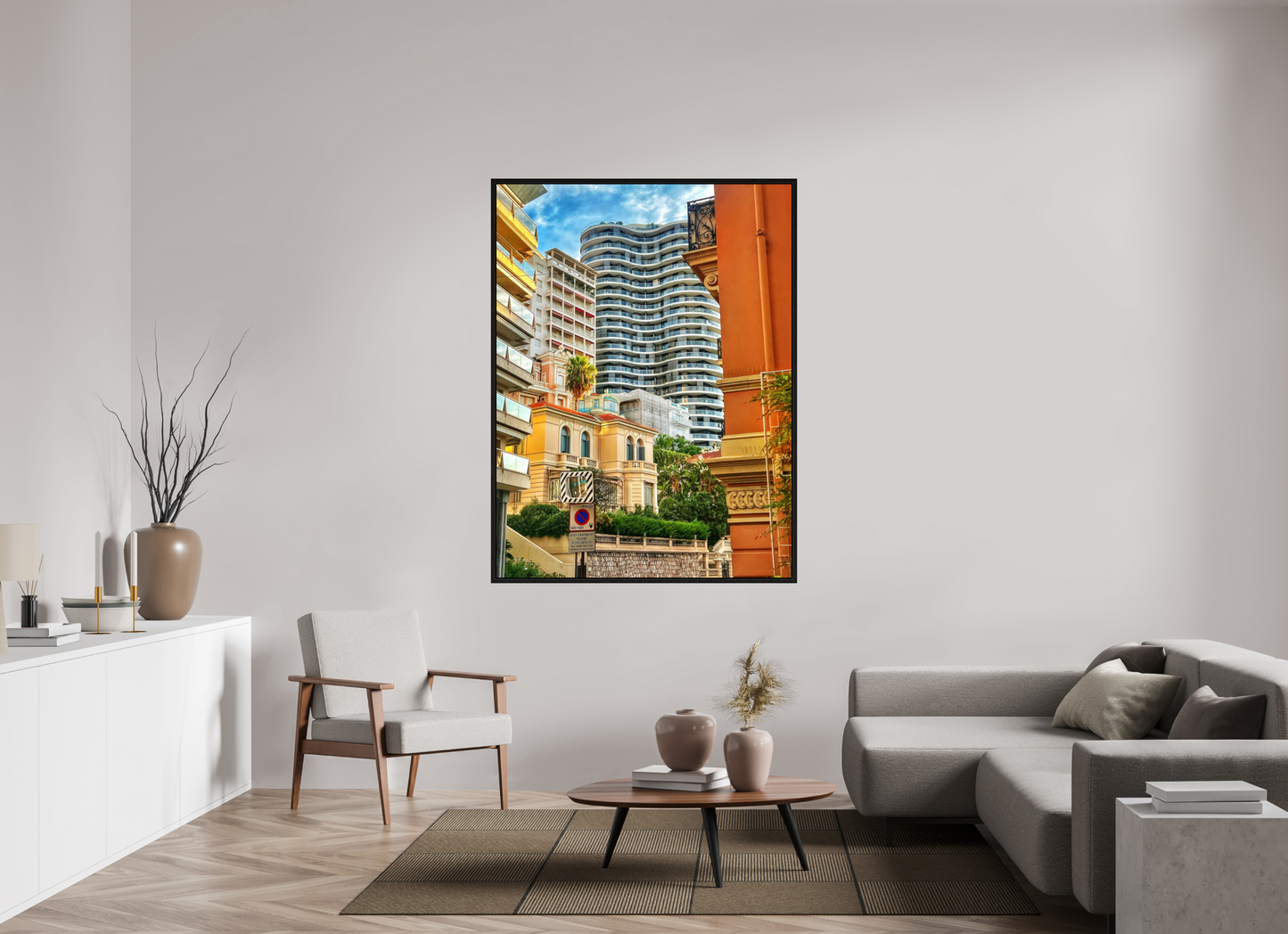 120 x 160 cm, Floater Frame Parallel Lives