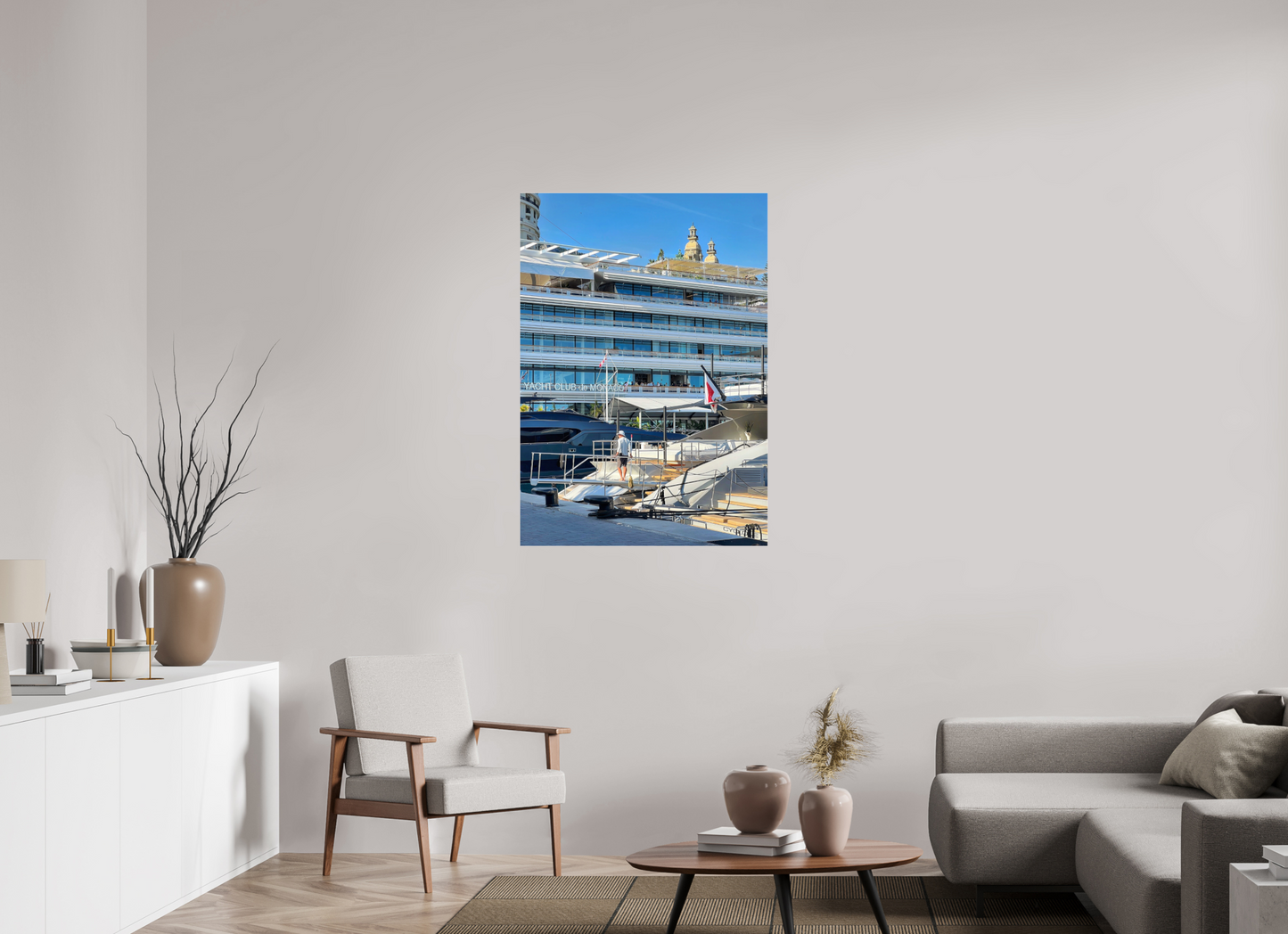 80 x 114.1 cm, Photo Print Under Acrylic Glass Divided Horizons