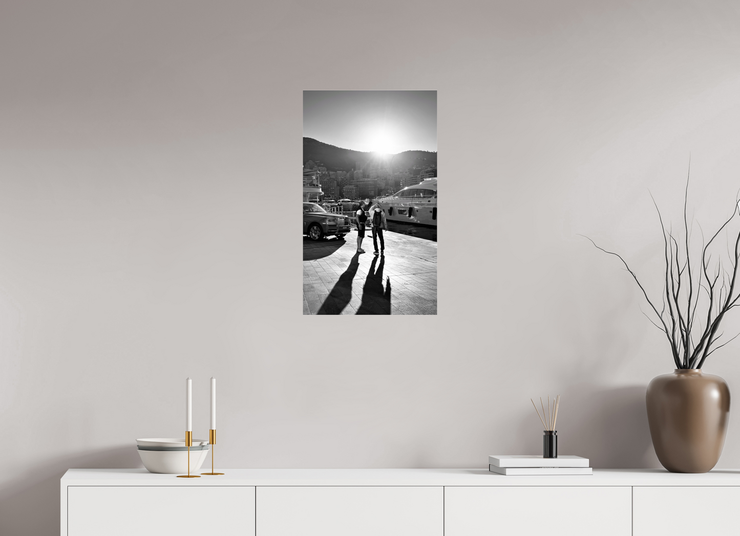 40 x 67 cm, Photo Print Under Acrylic Glass Under the Monaco Sun