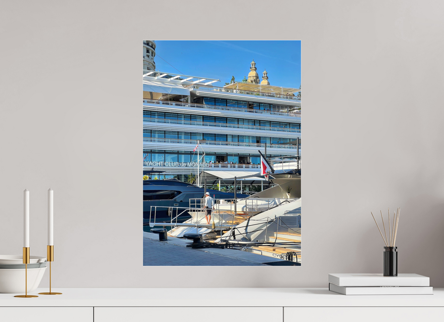 40 x 57.1 cm, Photo Print Under Acrylic Glass Divided Horizons