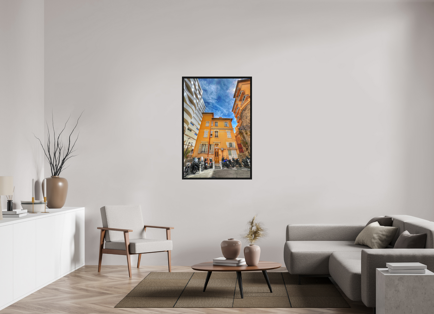 80 x 120 cm, Floater Frame Holding Its Ground