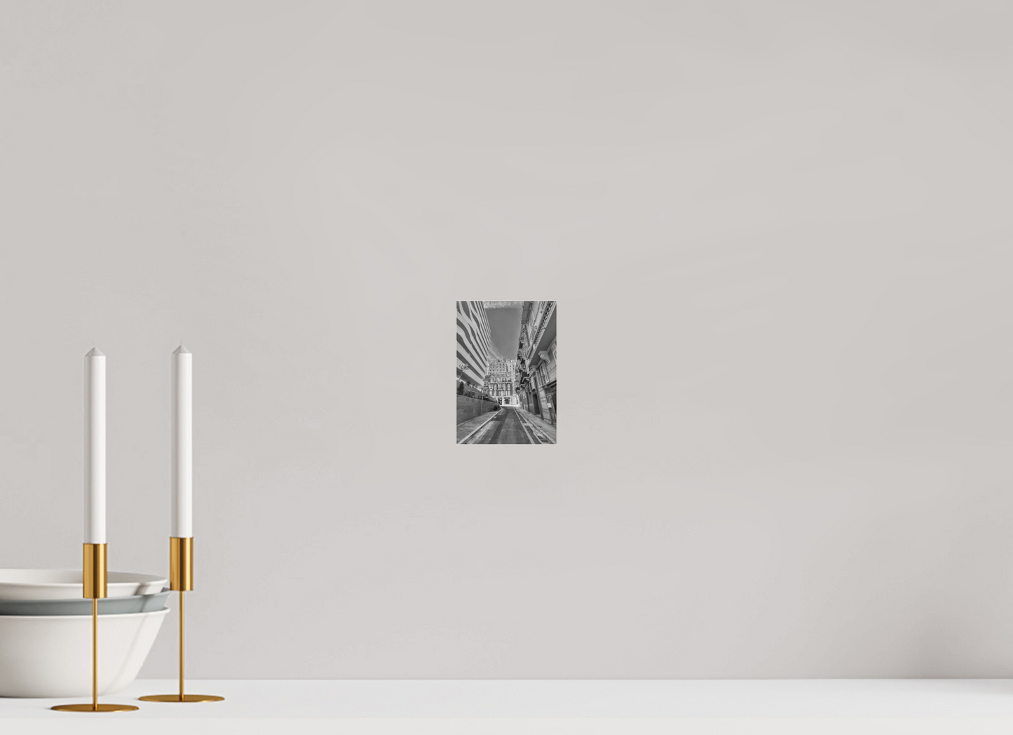 10 x 14.3 cm, Photo Print Under Acrylic Glass Neighborhood