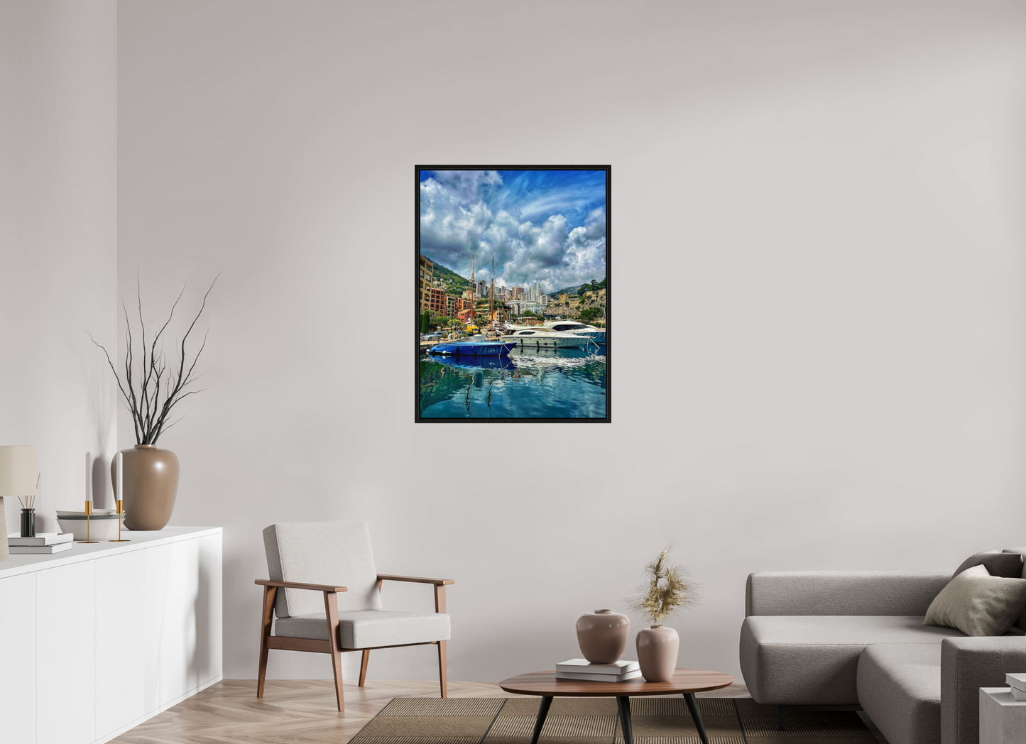 75 x 100 cm, Floater Frame Fontvieille Harbour