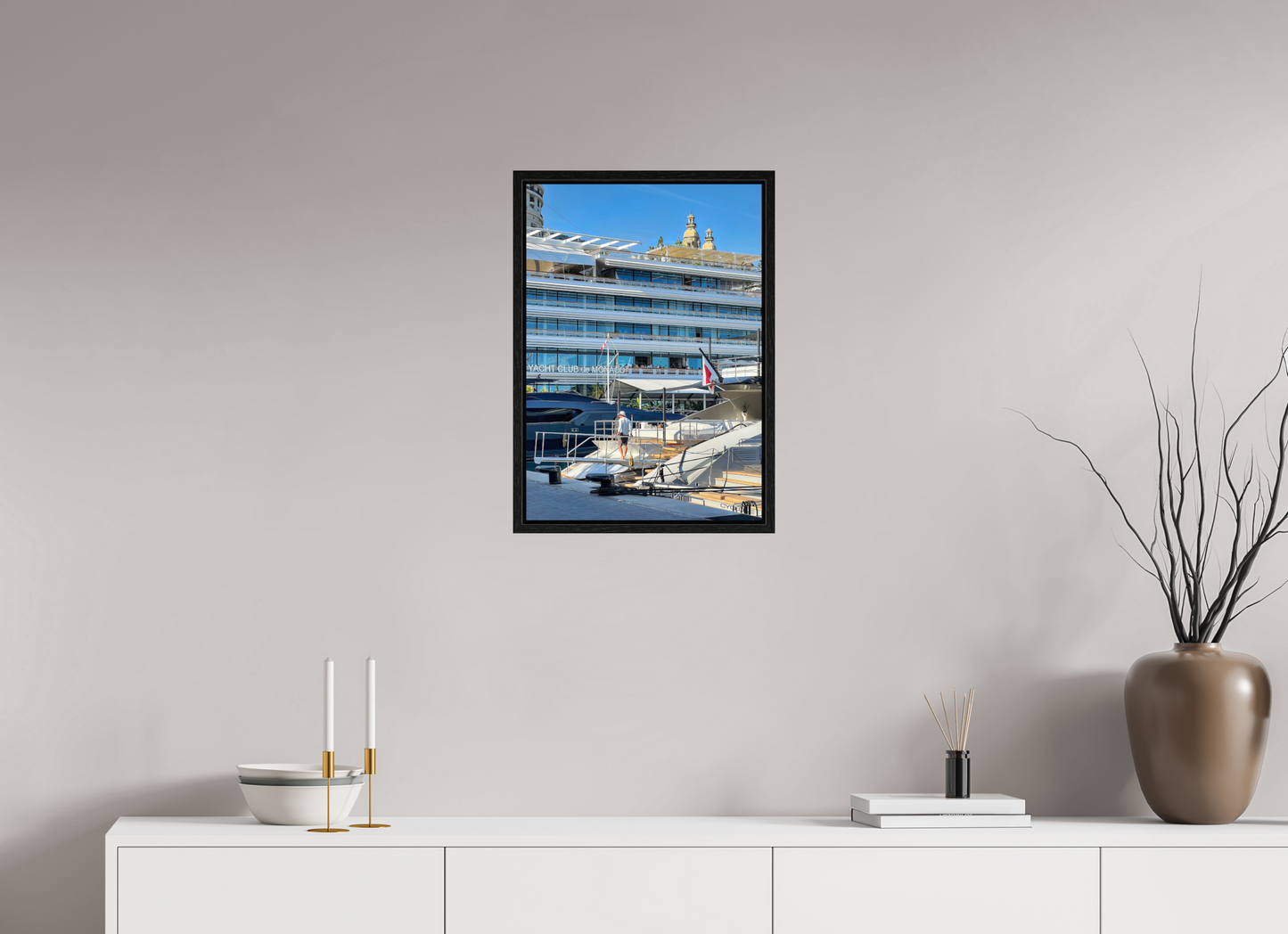 40 x 57.1 cm, Floater Frame Divided Horizons