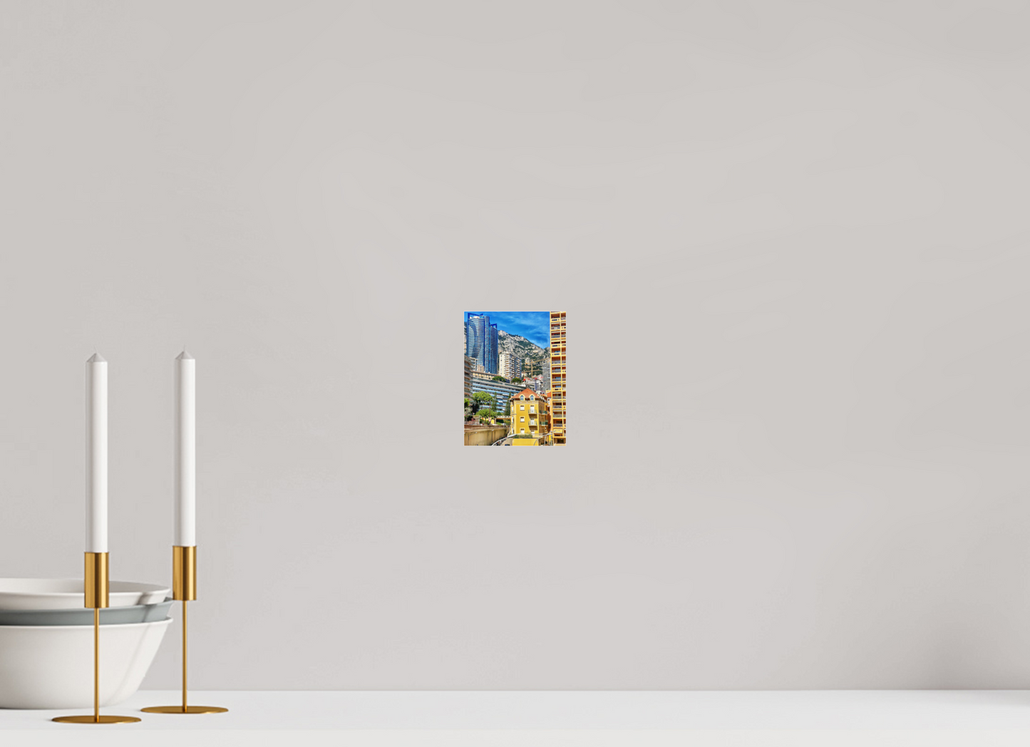 10 x 13.2 cm, Photo Print Under Acrylic Glass Where Eras Meet