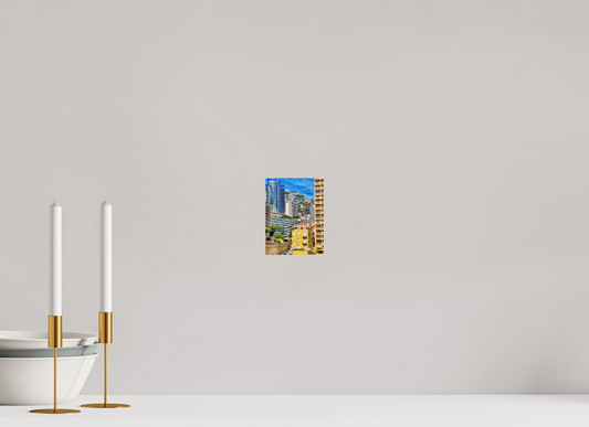 10 x 13.2 cm, Photo Print Under Acrylic Glass Where Eras Meet
