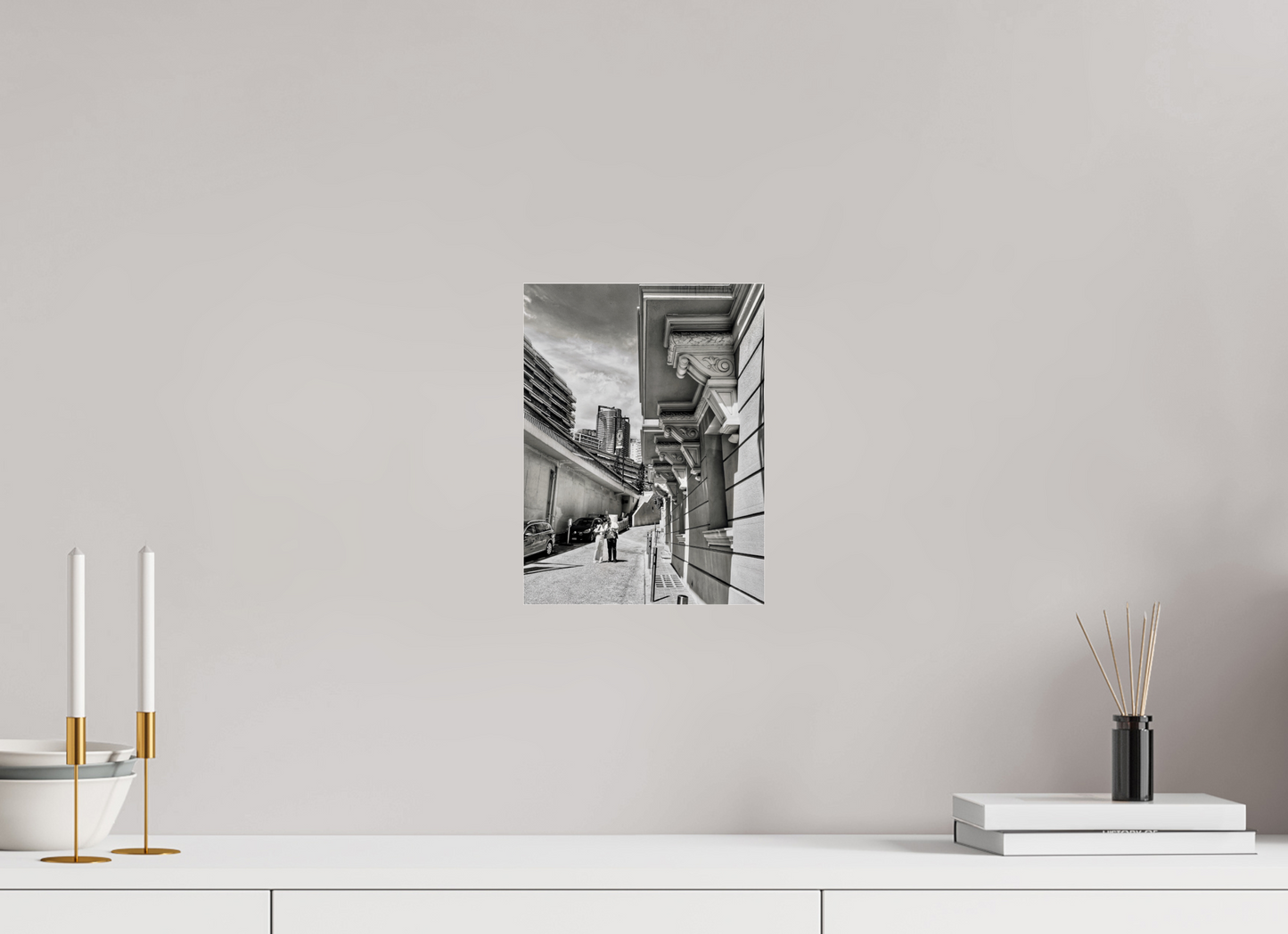 21 x 28 cm, Photo Print Under Acrylic Glass On the Way