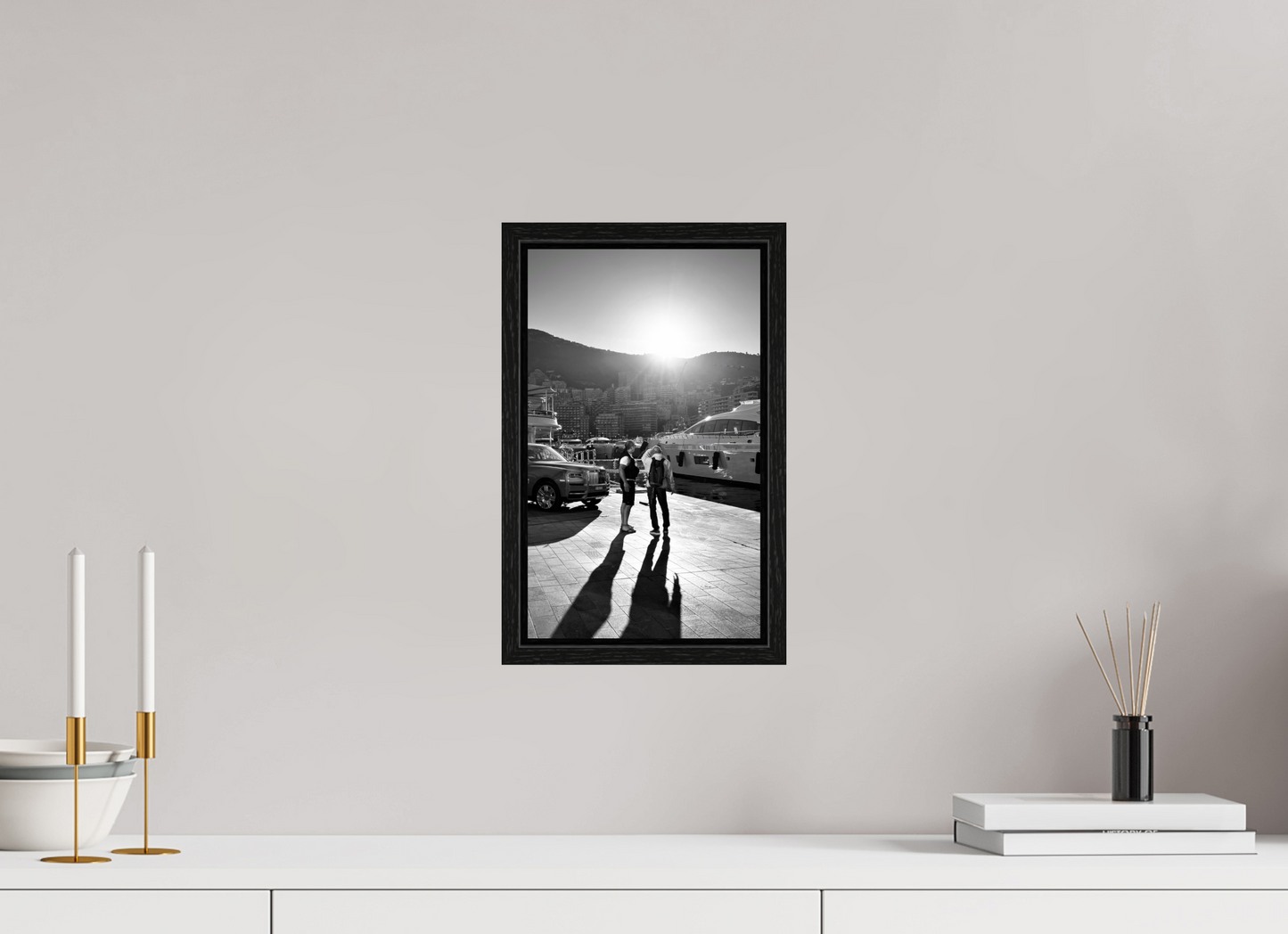 20 x 33.5 cm, Floater Frame Under the Monaco Sun