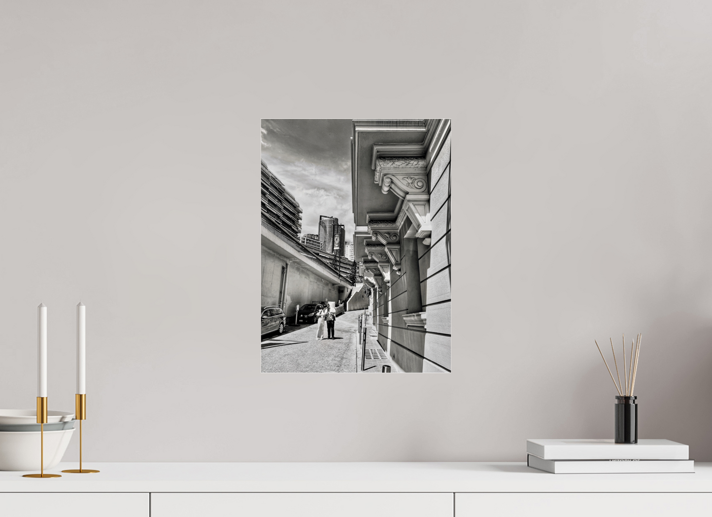 30 x 40 cm, Photo Print Under Acrylic Glass On the Way