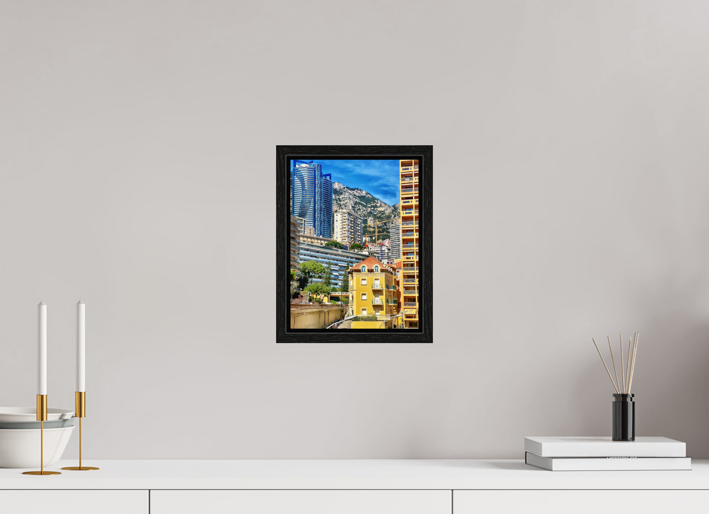 20 x 26.4 cm, Floater Frame Where Eras Meet