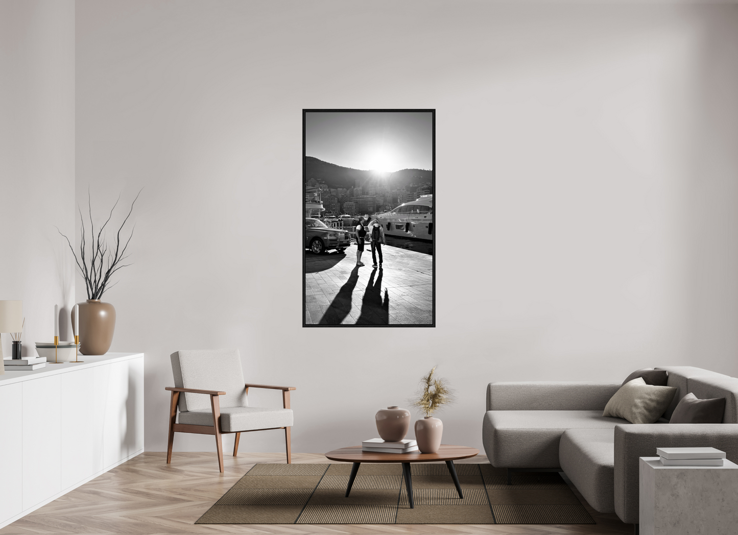 90 x 150.6 cm, Floater Frame Under the Monaco Sun