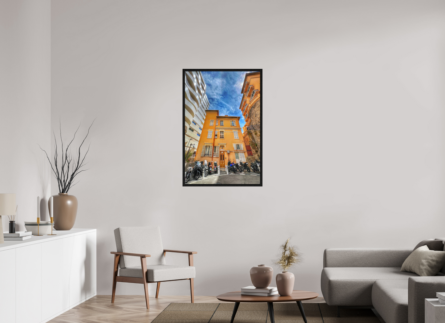 70 x 105 cm, Floater Frame Holding Its Ground