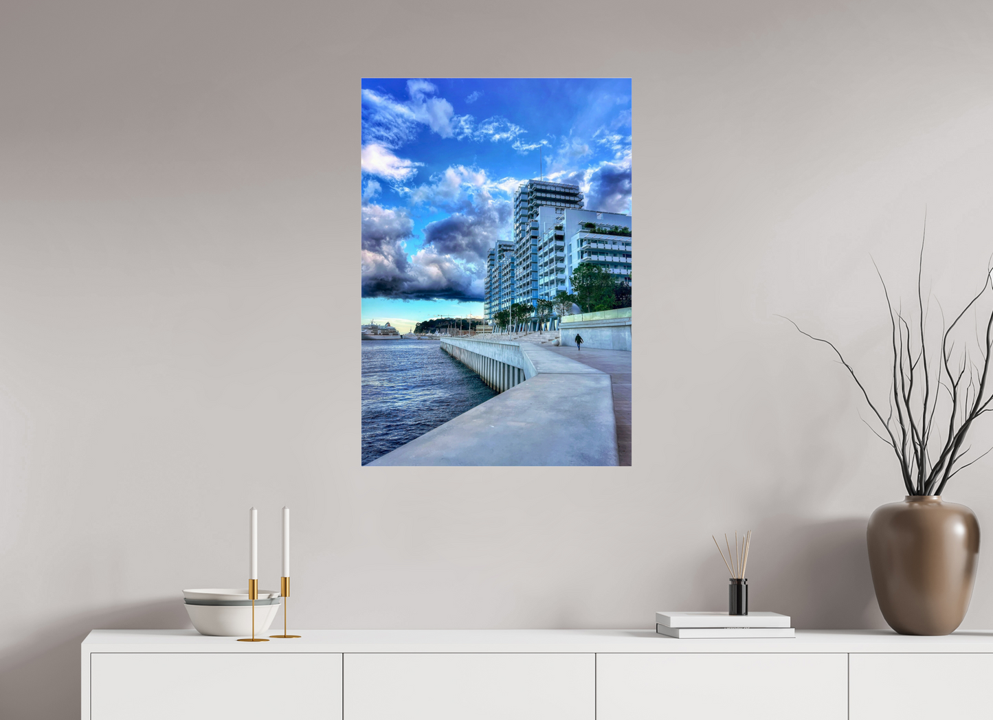 60 x 86.2 cm, Photo Print Under Acrylic Glass Wind of change. Mareterra