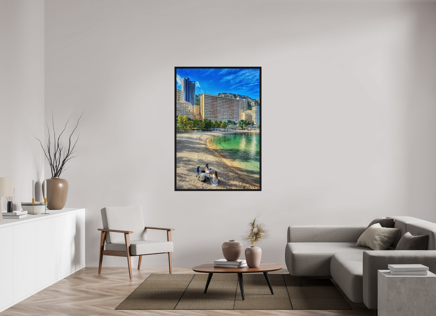 100 x 145 cm, Floater Frame Larvotto Beach, Monaco — Spring 2026