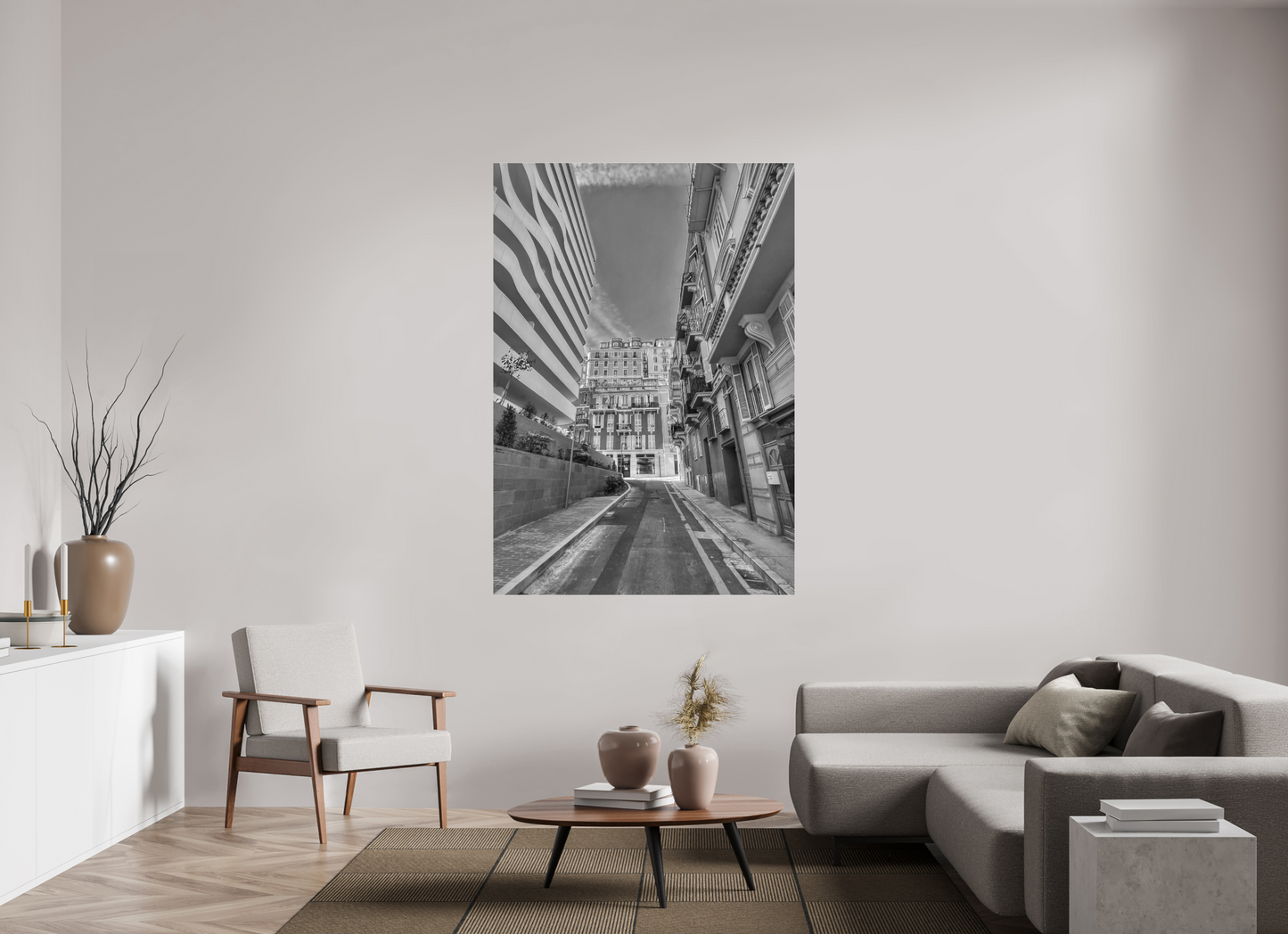 120 x 171.9 cm, Photo Print Under Acrylic Glass Neighborhood