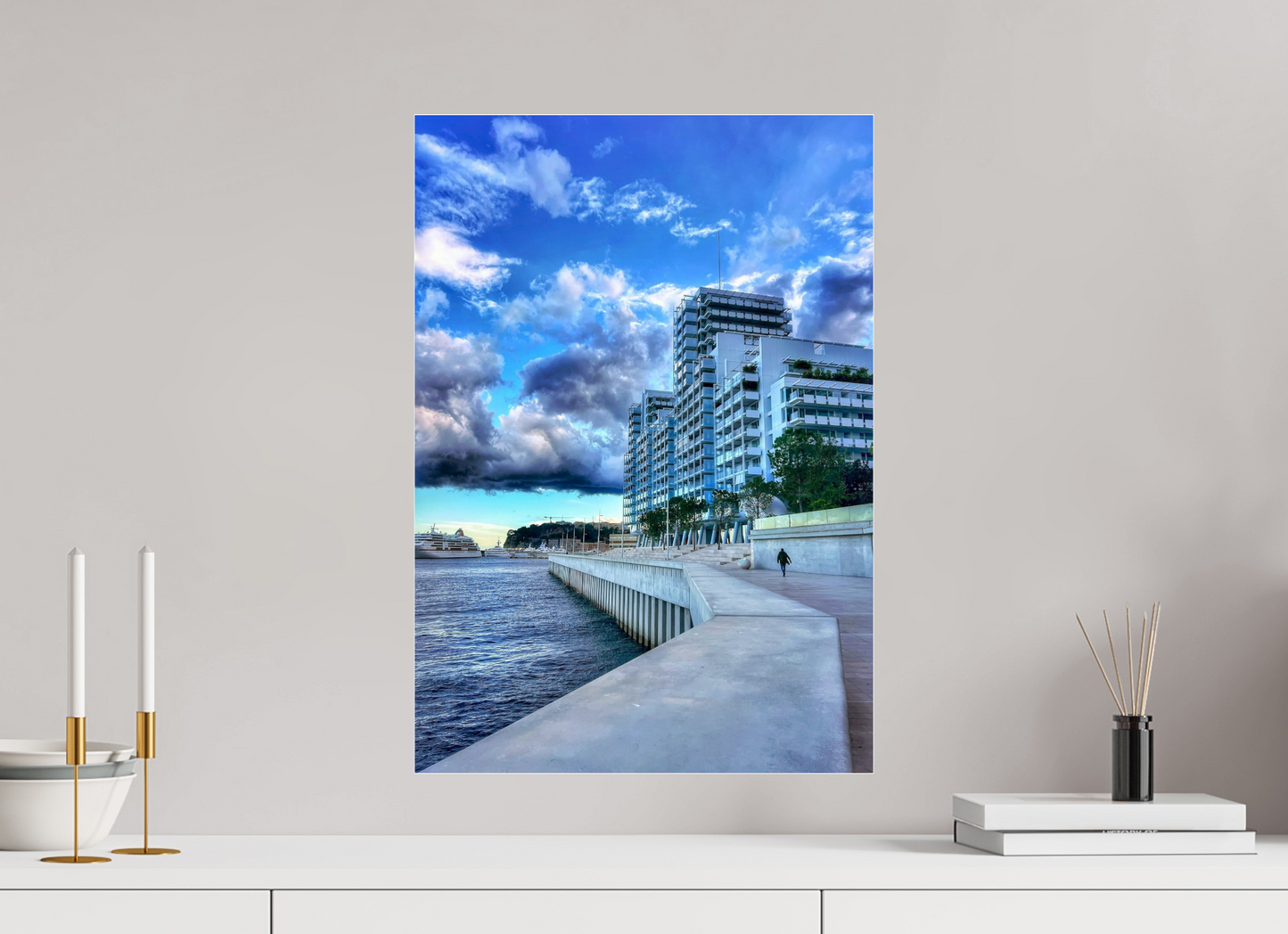 40 x 57.4 cm, Photo Print Under Acrylic Glass Wind of change. Mareterra