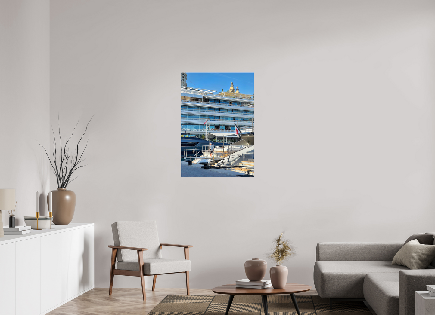 70 x 99.9 cm, Photo Print Under Acrylic Glass Divided Horizons