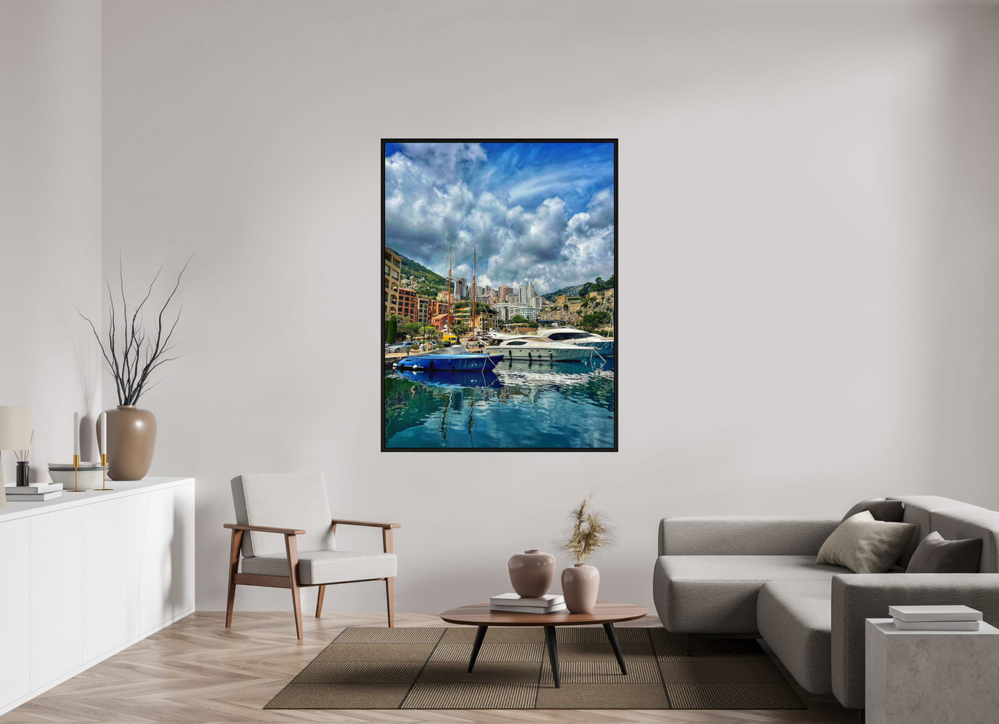 120 x 160 cm, Floater Frame Fontvieille Harbour