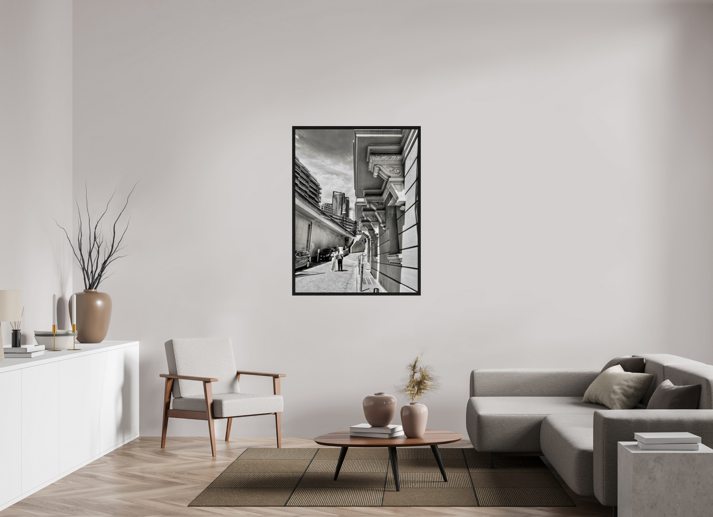 90 x 120 cm, Floater Frame On the Way