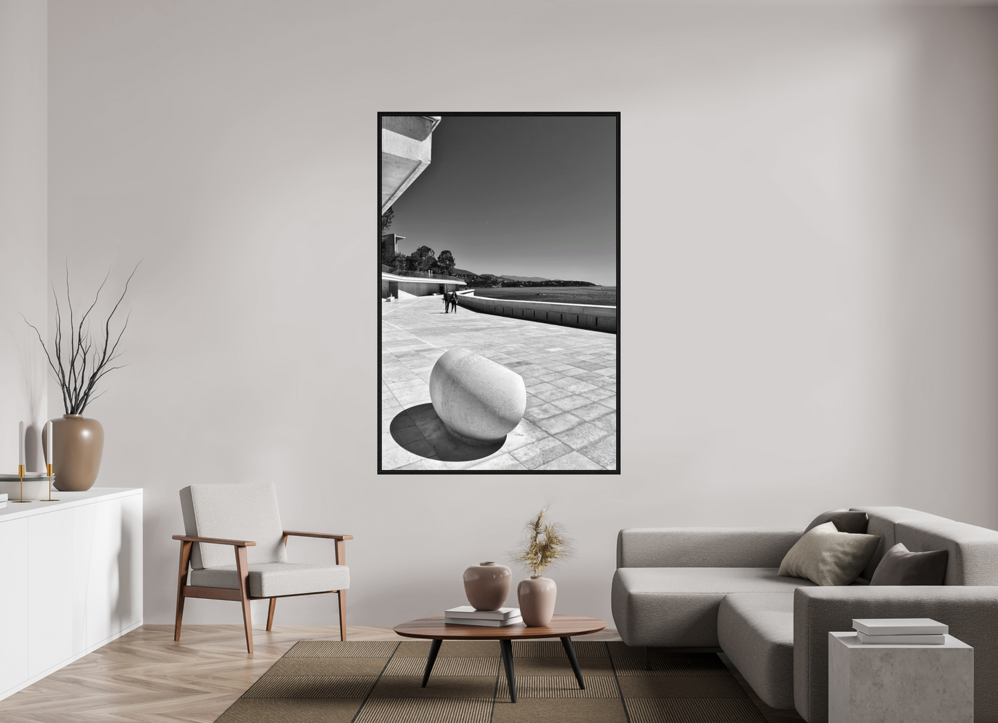 120 x 181.3 cm, Floater Frame Mareterra Shades