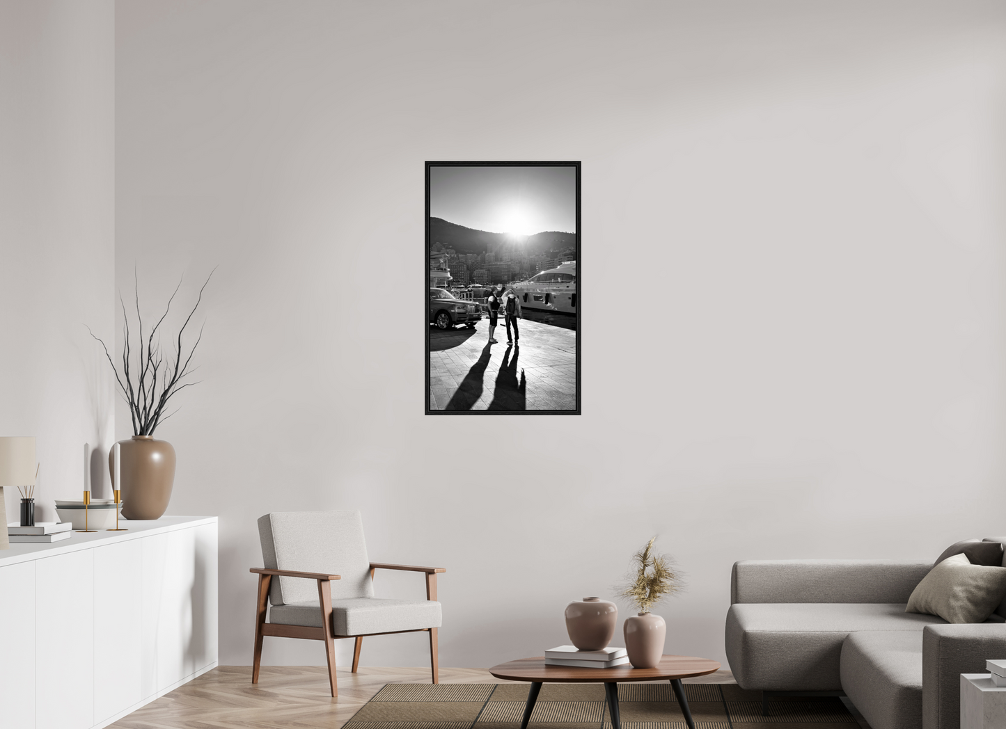 60 x 100.4 cm, Floater Frame Under the Monaco Sun