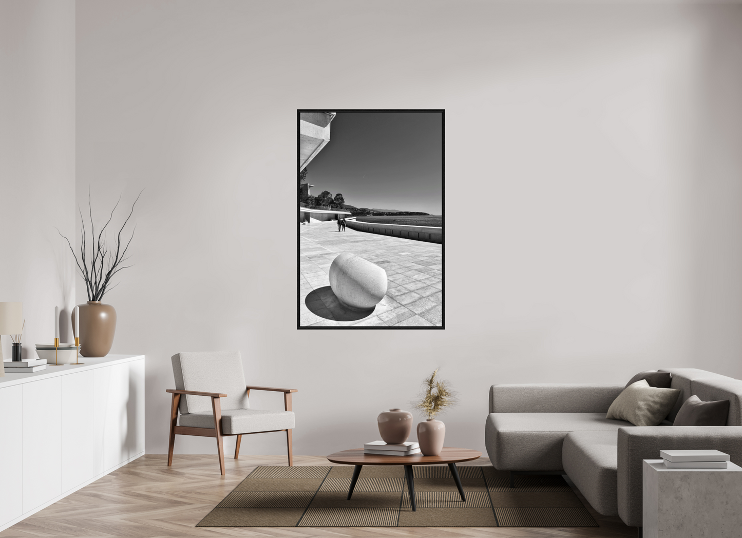 100 x 151 cm, Floater Frame Mareterra Shades
