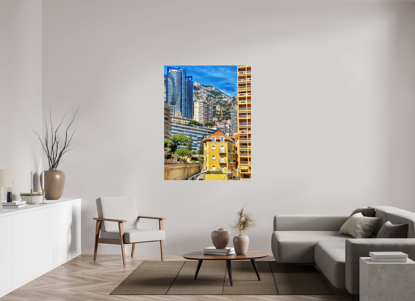 110 x 145.2 cm, Photo Print Under Acrylic Glass Where Eras Meet