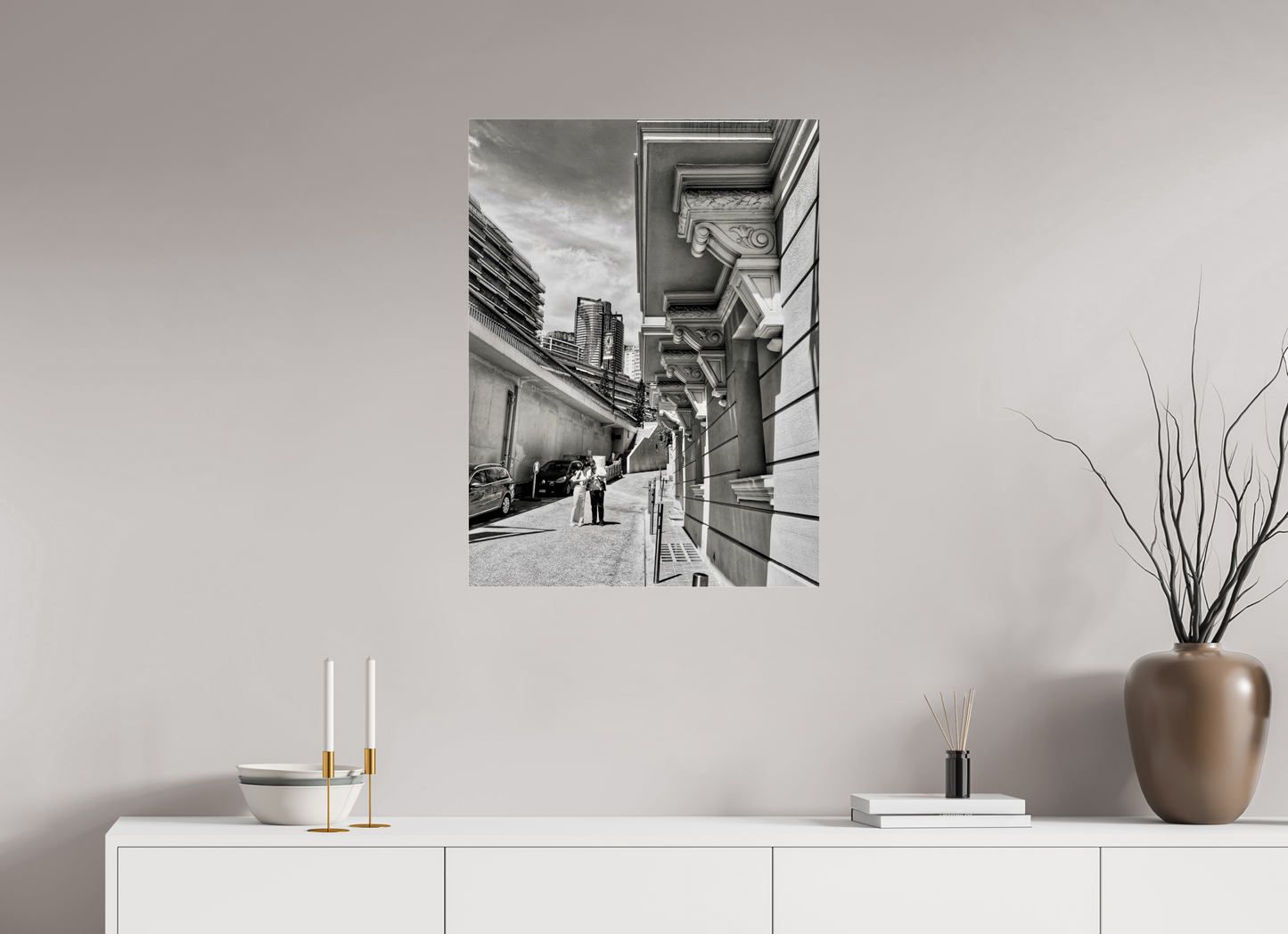 60 x 80 cm, Photo Print Under Acrylic Glass On the Way