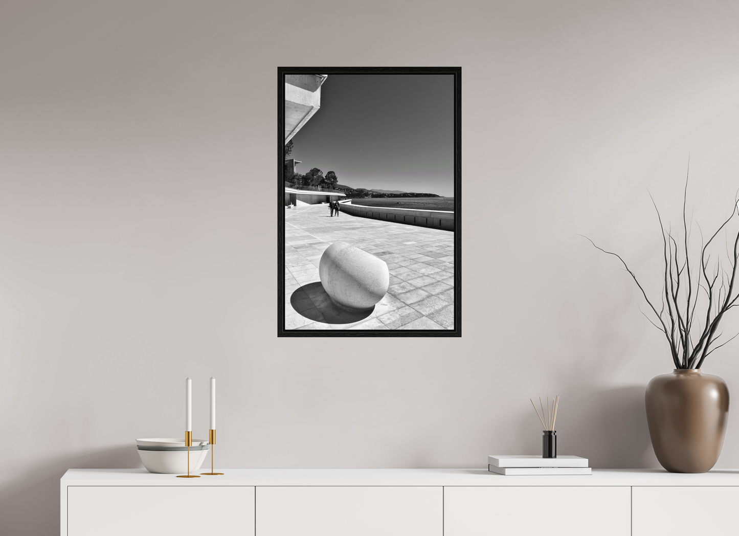 50 x 75.5 cm, Floater Frame Mareterra Shades