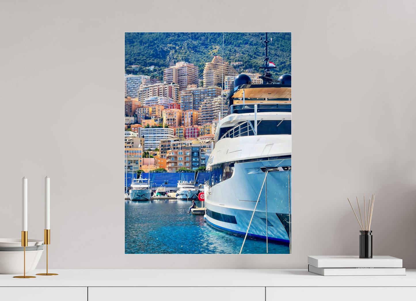45 x 60 cm, Photo Print Under Acrylic Glass Me, myself and Monaco