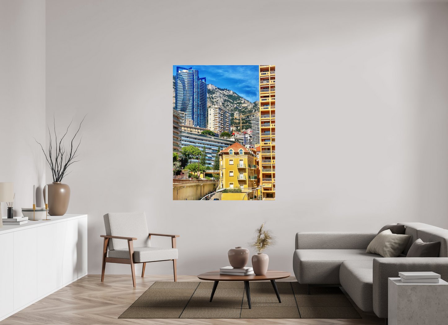120 x 158.4 cm, Photo Print Under Acrylic Glass Where Eras Meet
