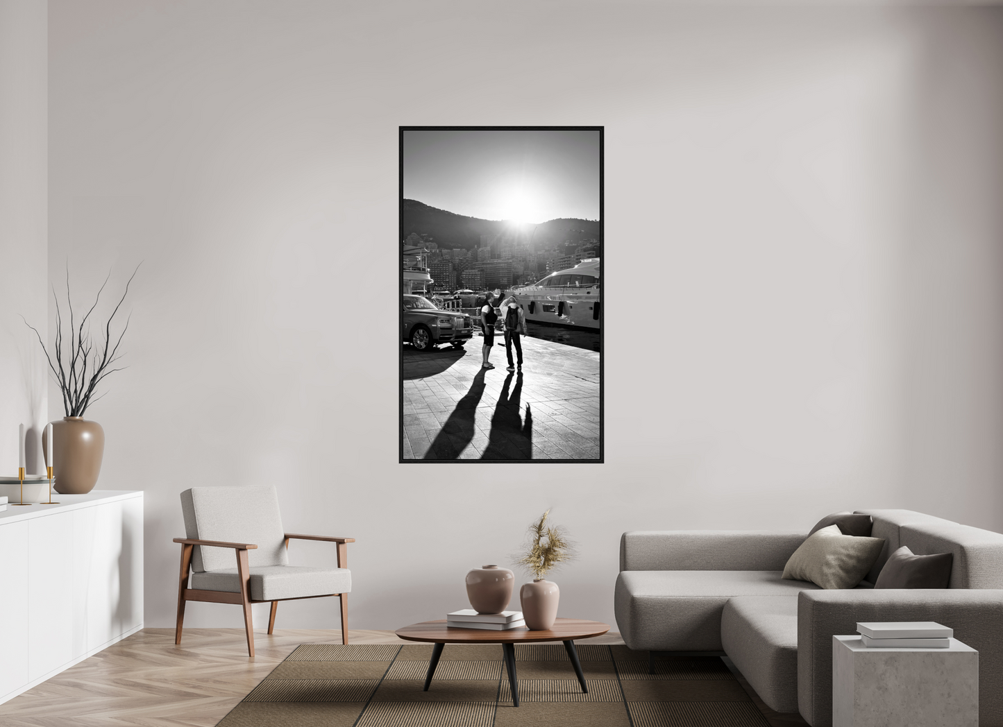 100 x 167.4 cm, Floater Frame Under the Monaco Sun