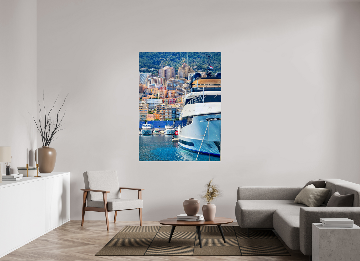 120 x 160 cm, Photo Print Under Acrylic Glass Me, myself and Monaco