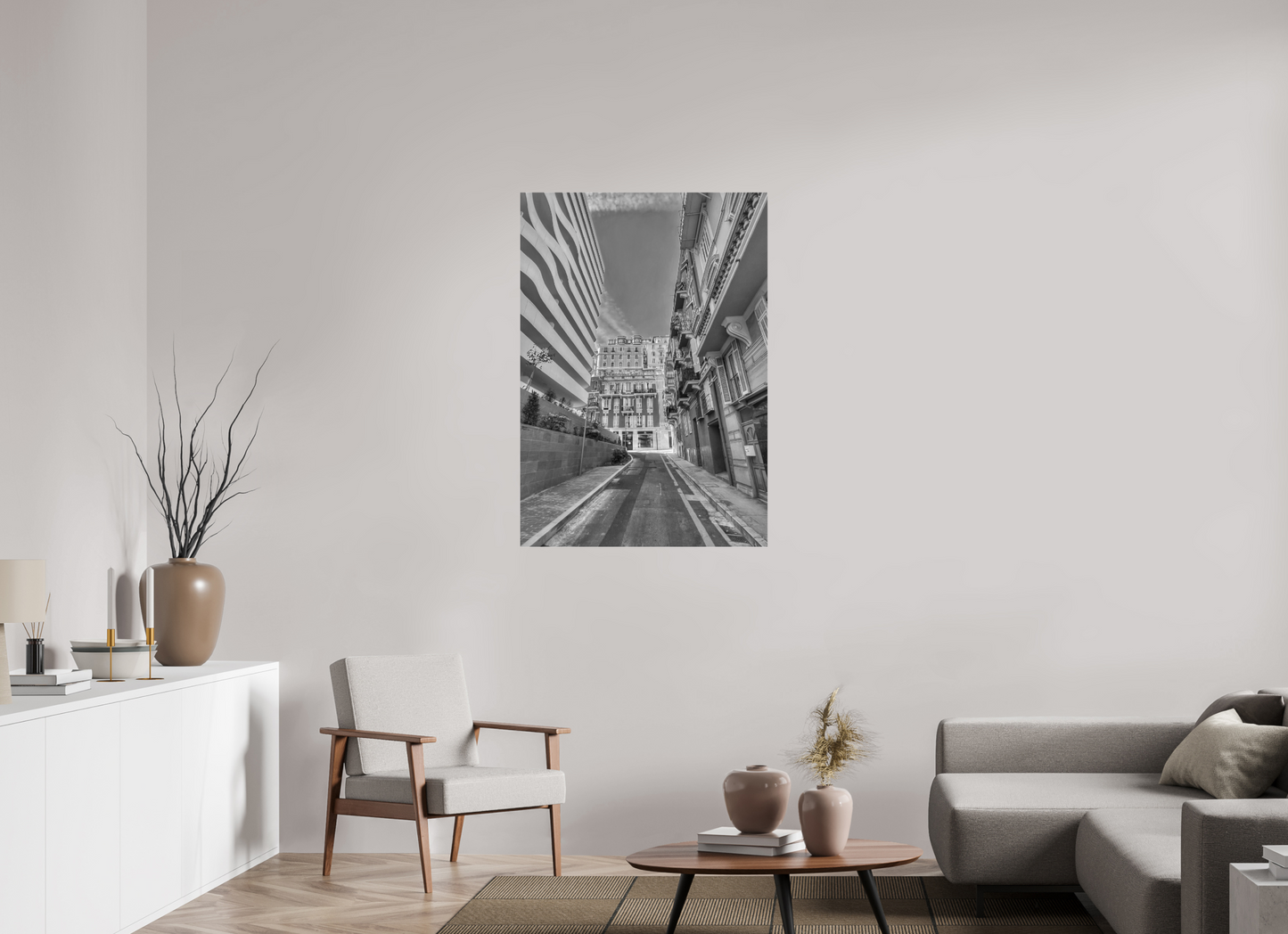 80 x 114.6 cm, Photo Print Under Acrylic Glass Neighborhood