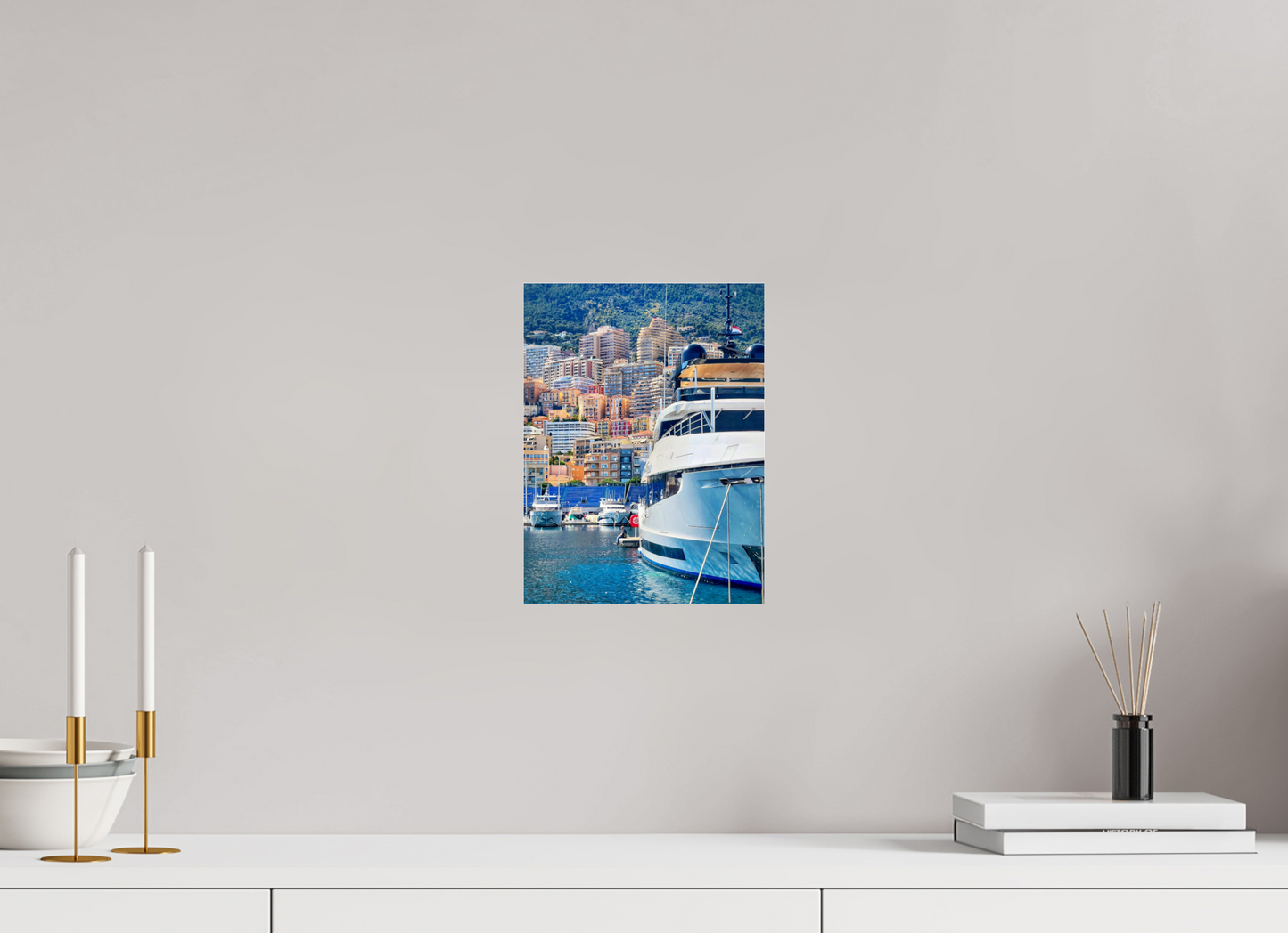 21 x 28 cm, Photo Print Under Acrylic Glass Me, myself and Monaco