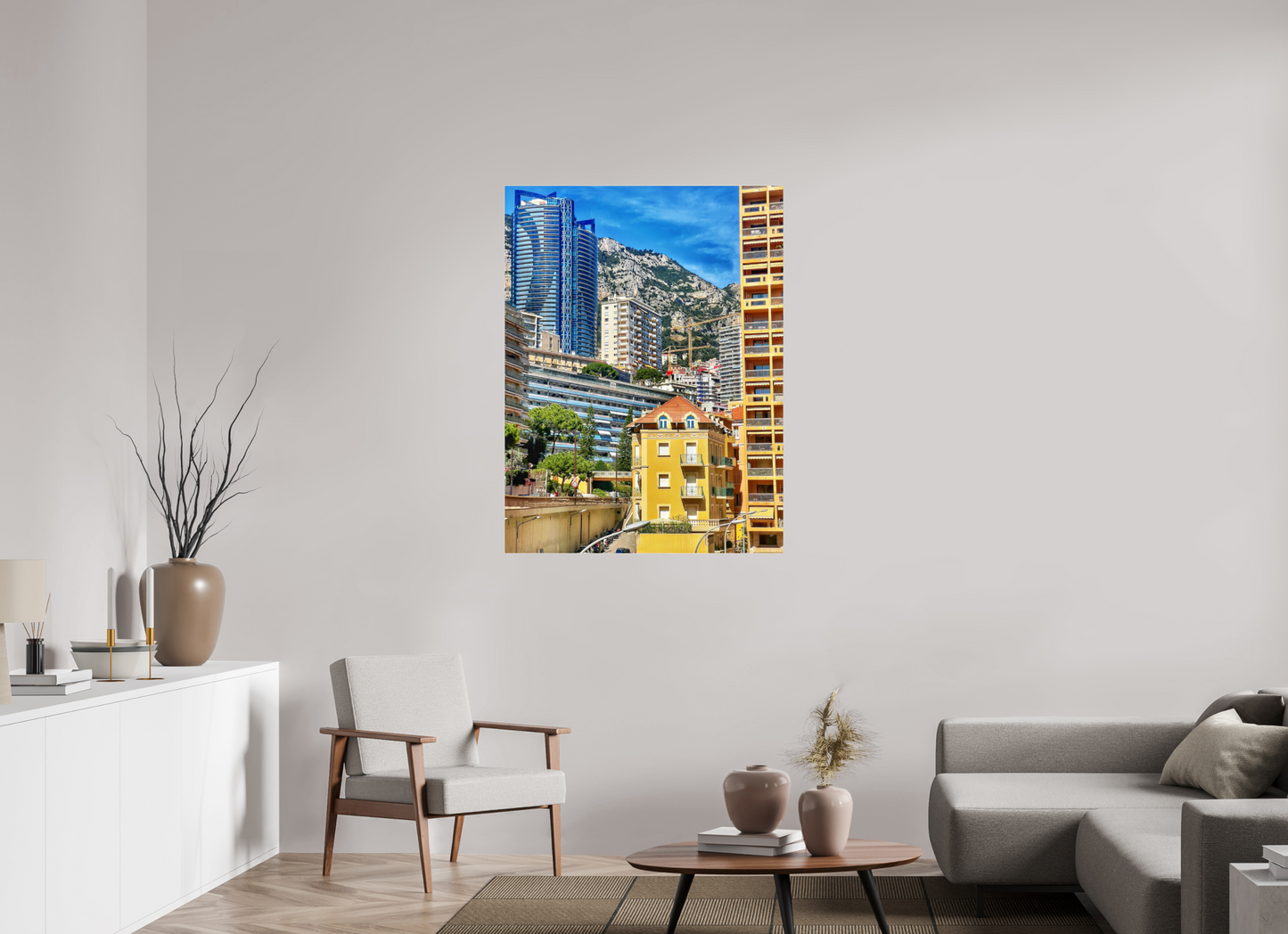 90 x 118.8 cm, Photo Print Under Acrylic Glass Where Eras Meet