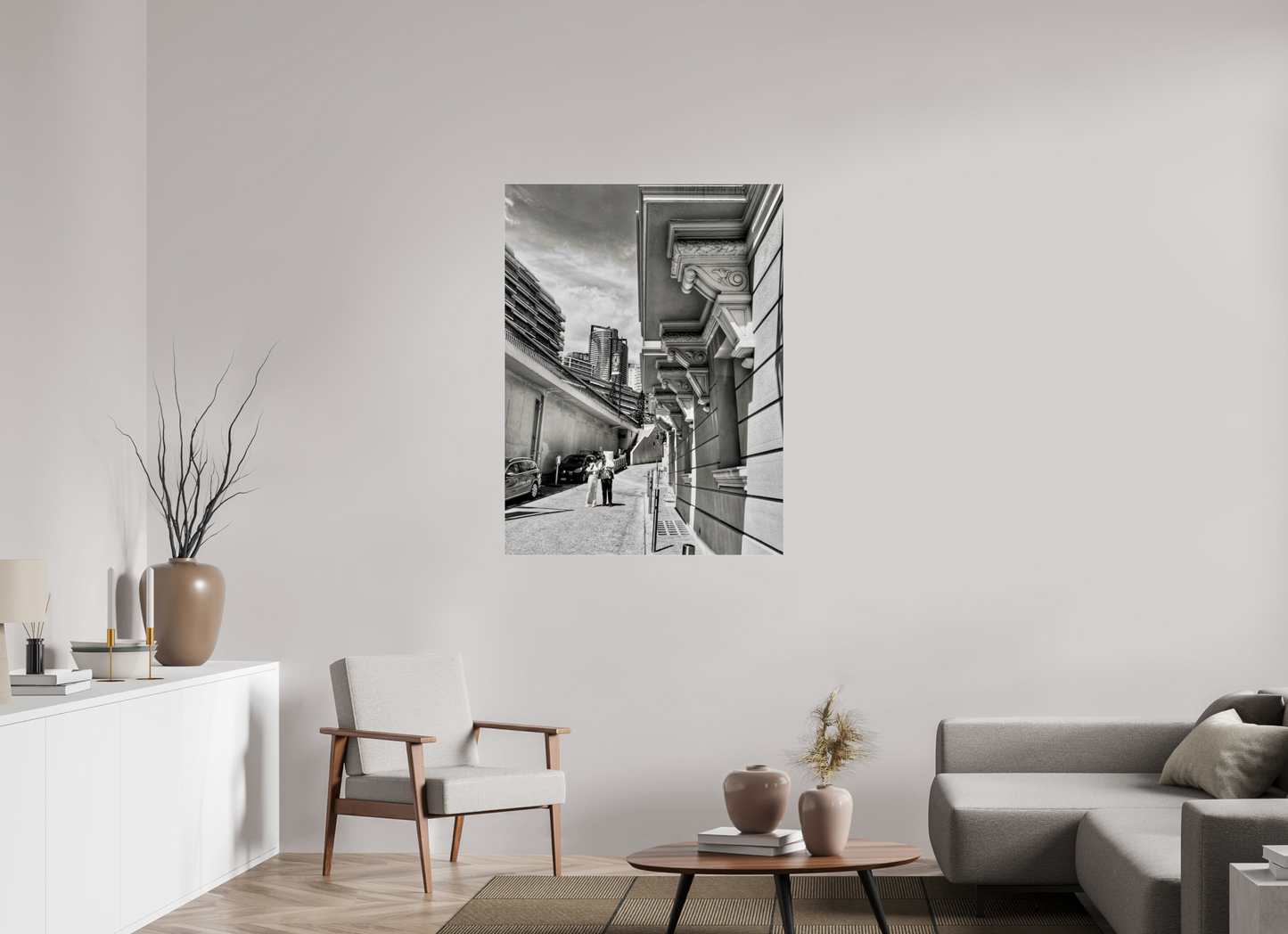 90 x 120 cm, Photo Print Under Acrylic Glass On the Way