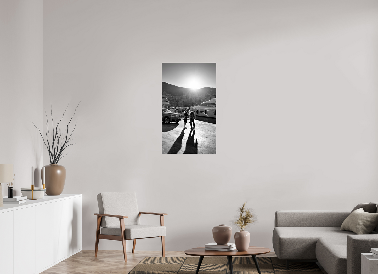 60 x 100.4 cm, Photo Print Under Acrylic Glass Under the Monaco Sun