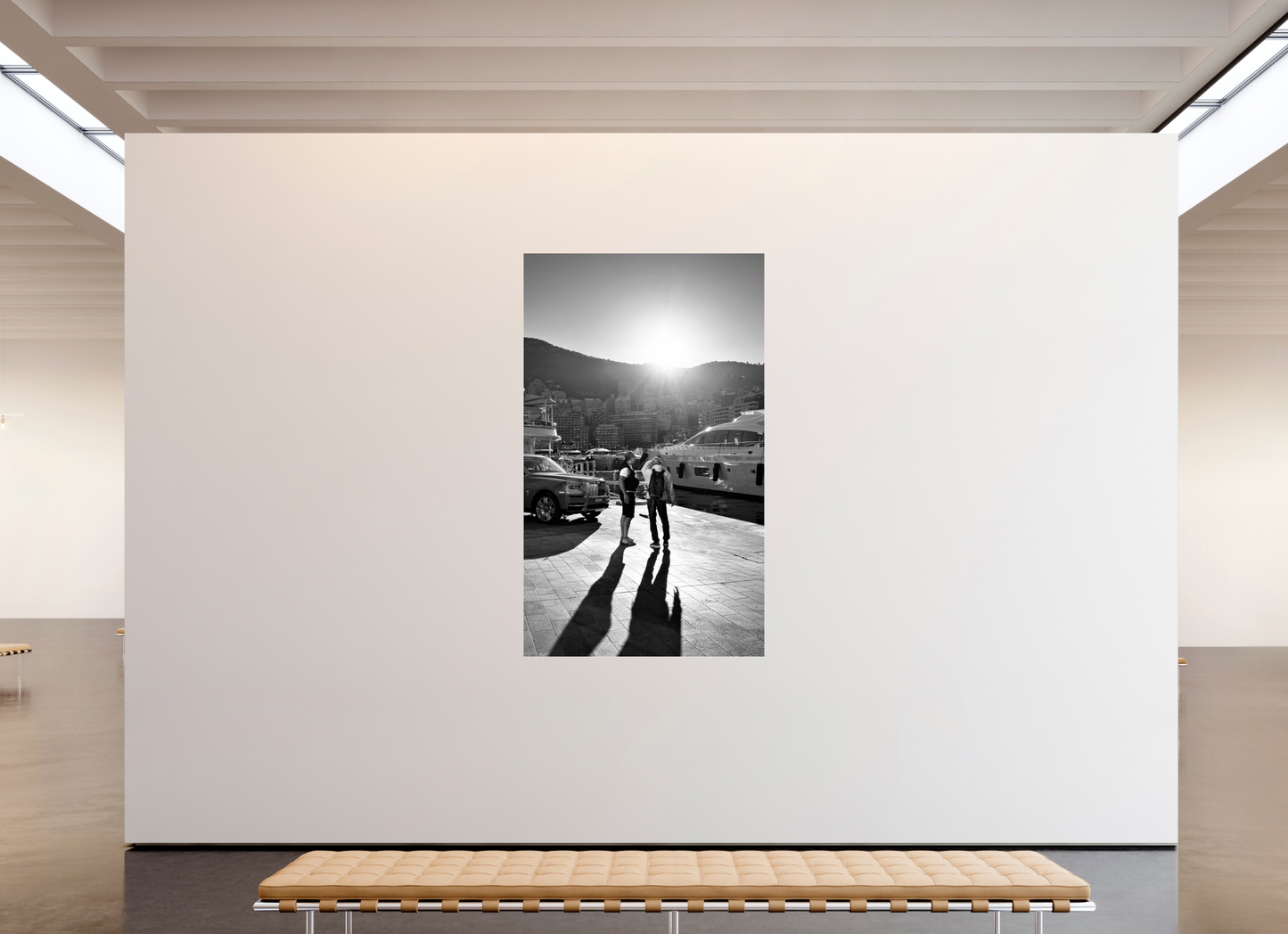 120 x 200.9 cm, Photo Print Under Acrylic Glass Under the Monaco Sun