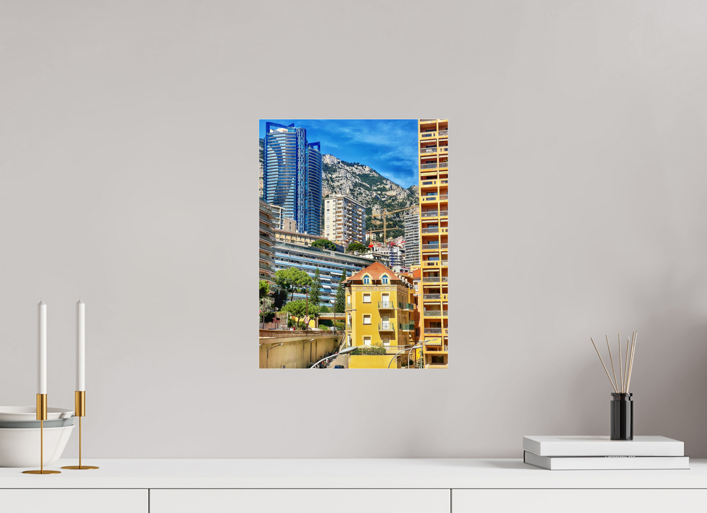 30 x 39.6 cm, Photo Print Under Acrylic Glass Where Eras Meet