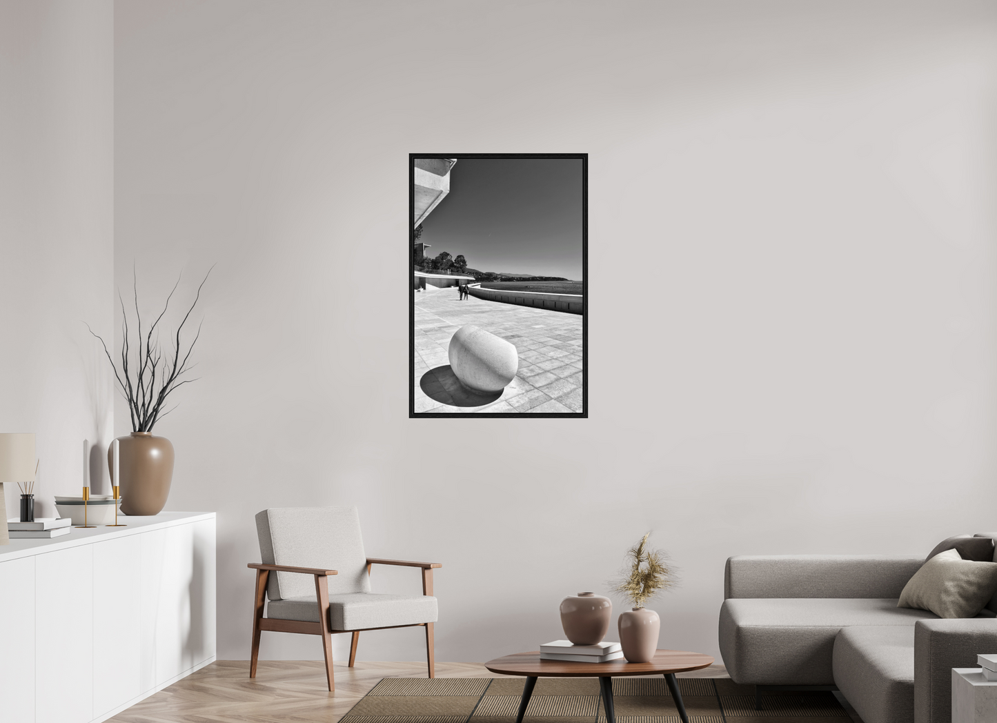 70 x 105.7 cm, Floater Frame Mareterra Shades