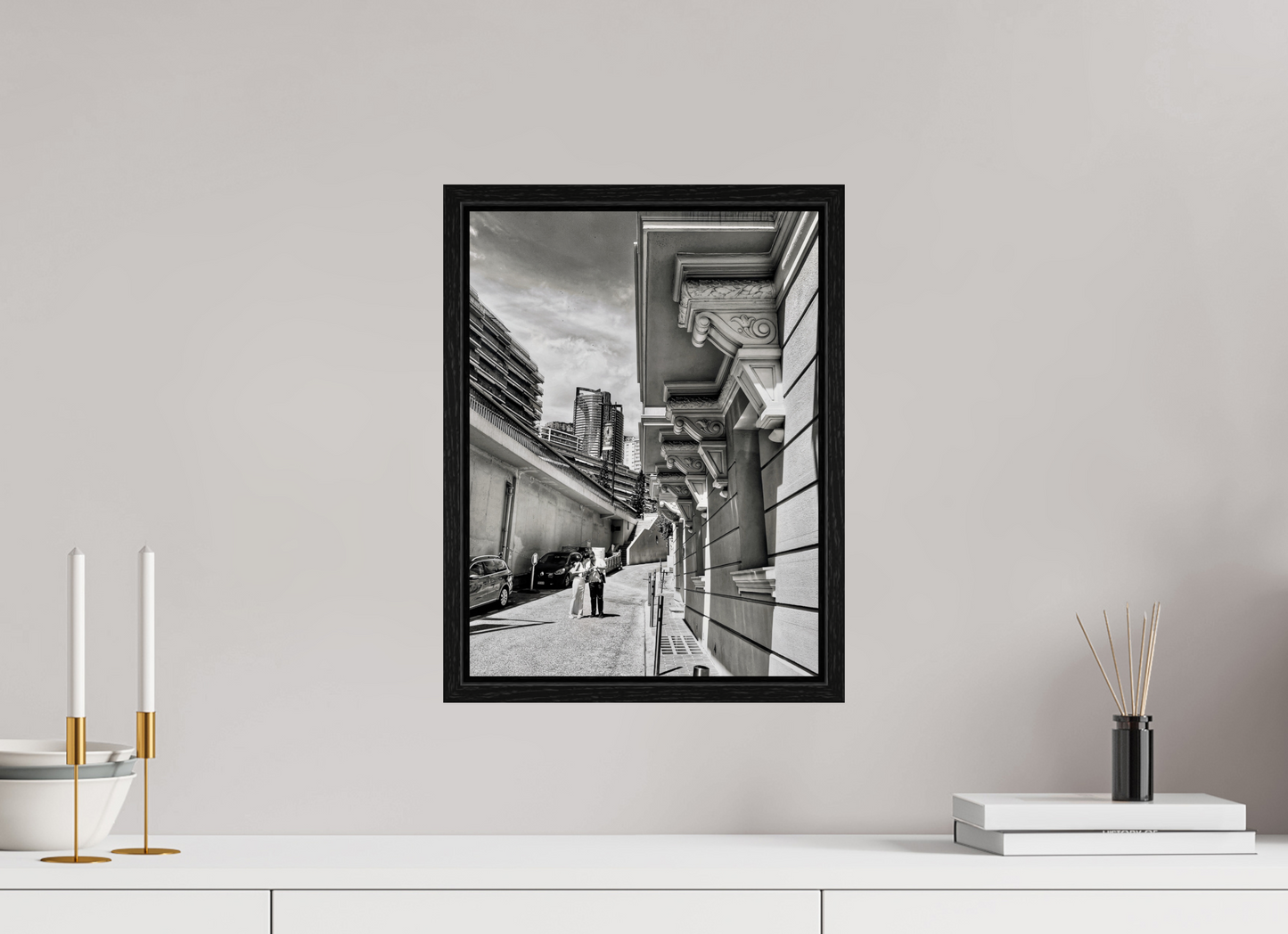 30 x 40 cm, Floater Frame On the Way
