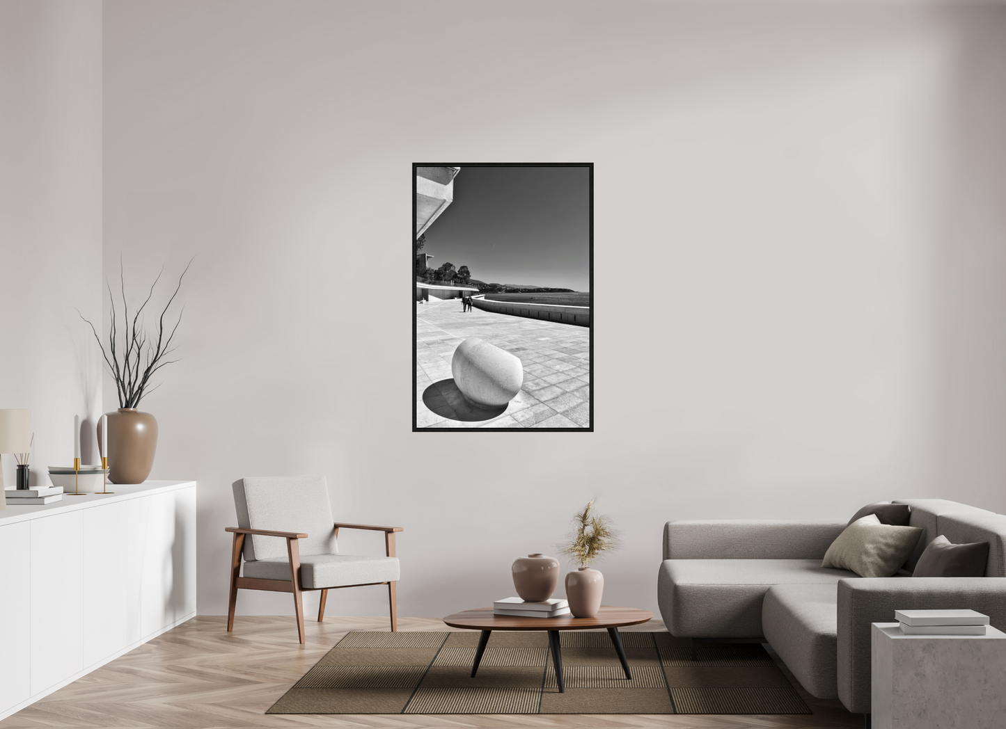 90 x 135.9 cm, Floater Frame Mareterra Shades