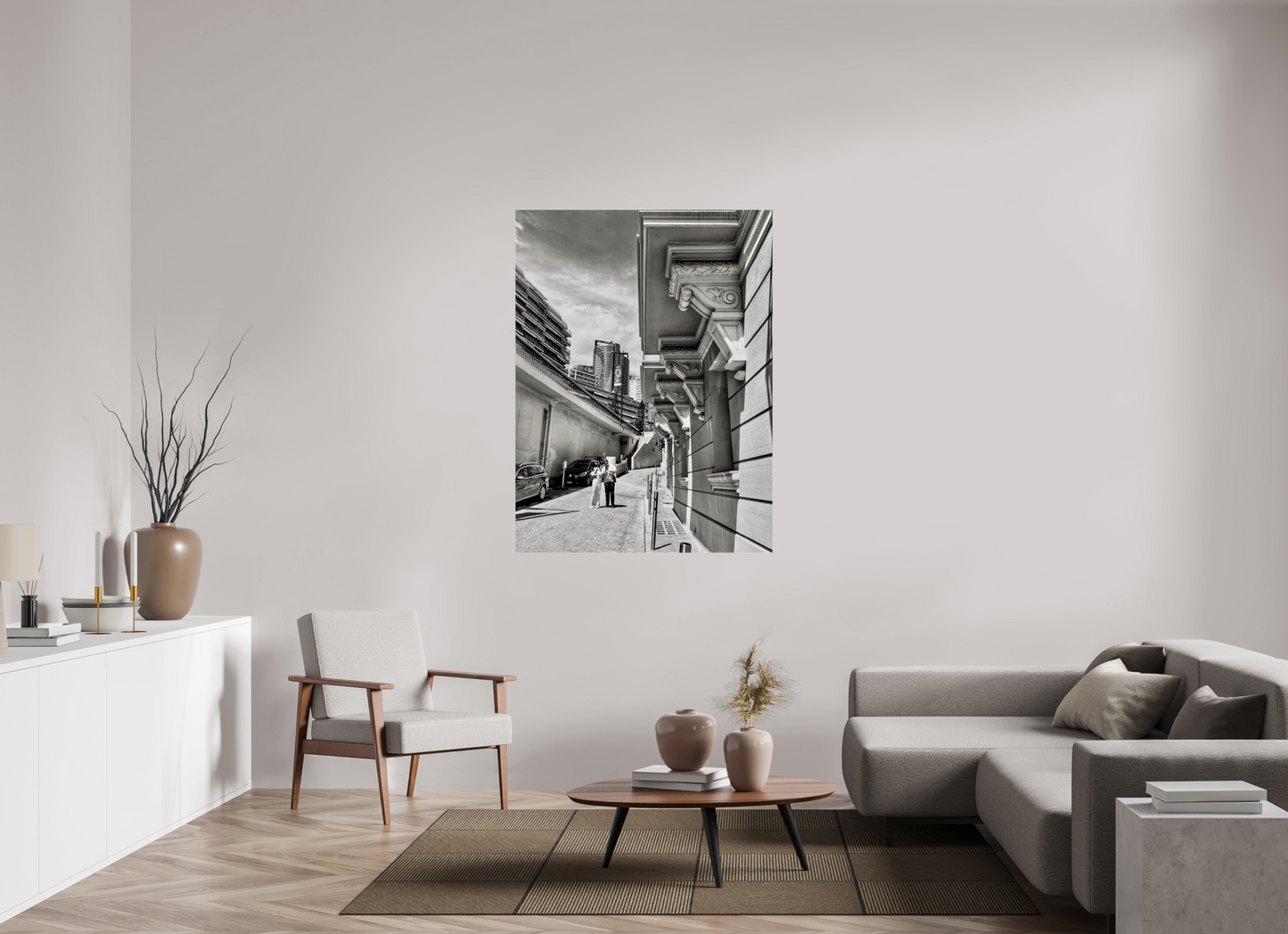 105 x 140 cm, Photo Print Under Acrylic Glass On the Way