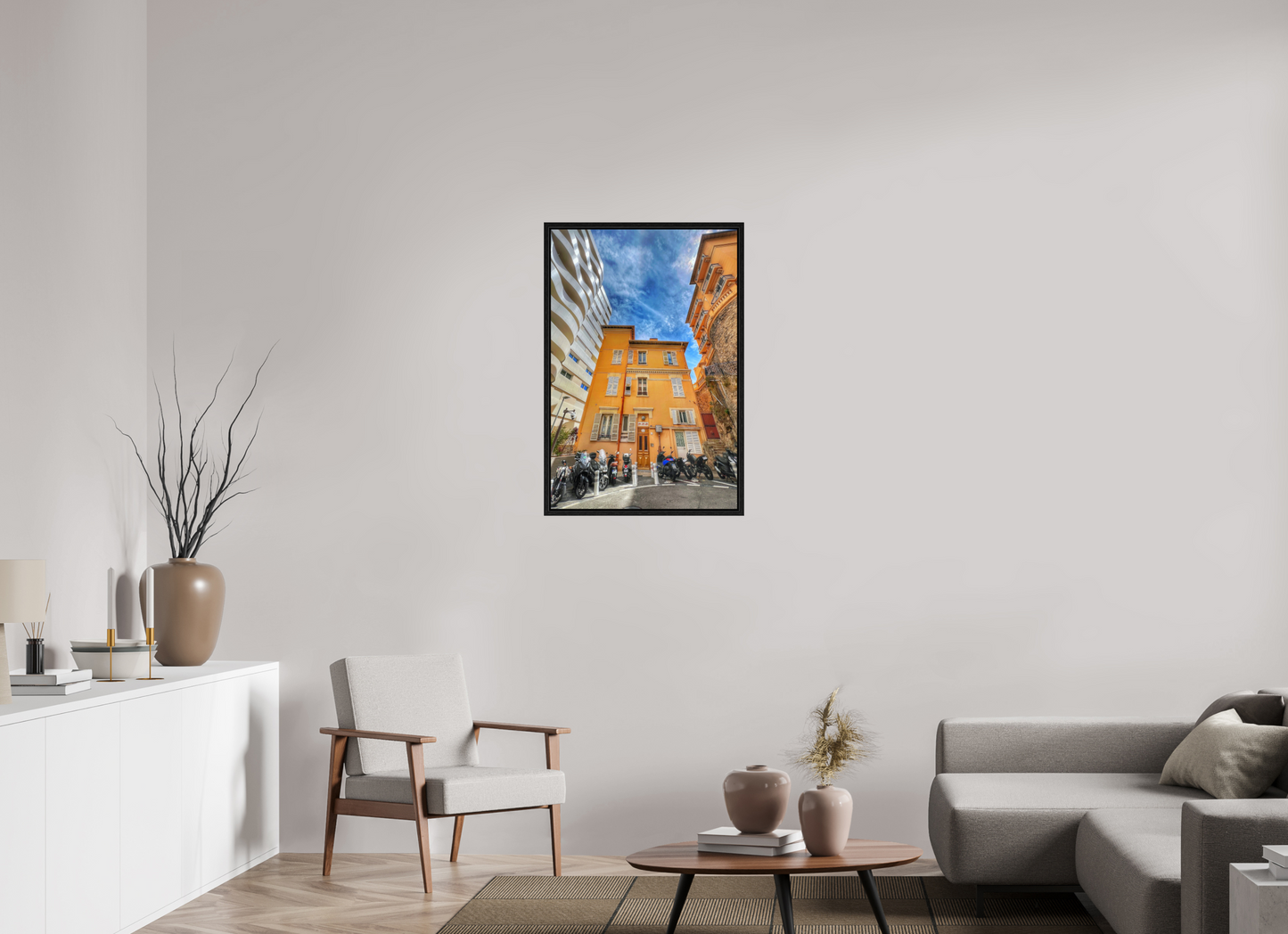 60 x 90 cm, Floater Frame Holding Its Ground