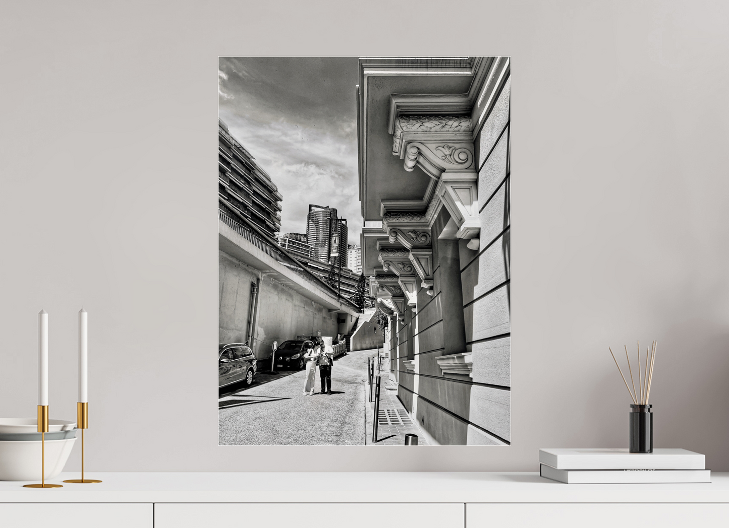 45 x 60 cm, Photo Print Under Acrylic Glass On the Way