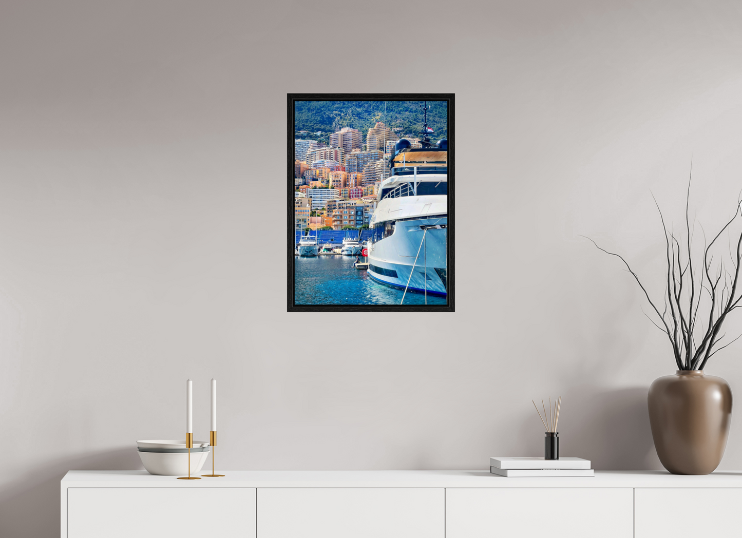 45 x 60 cm, Floater Frame Me, myself and Monaco