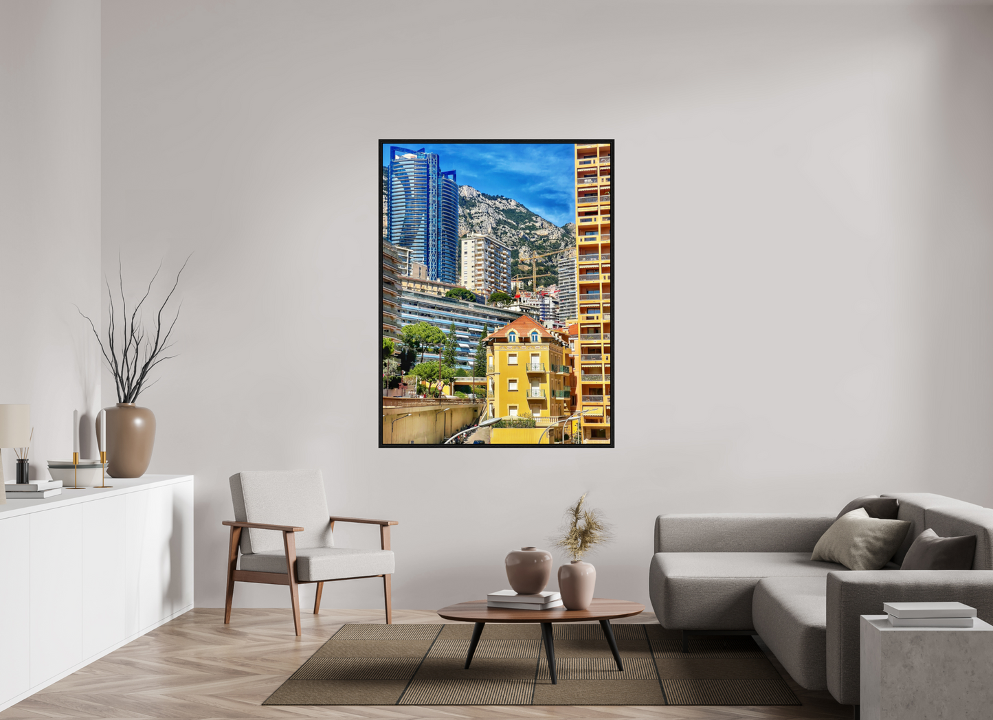 120 x 158.4 cm, Floater Frame Where Eras Meet