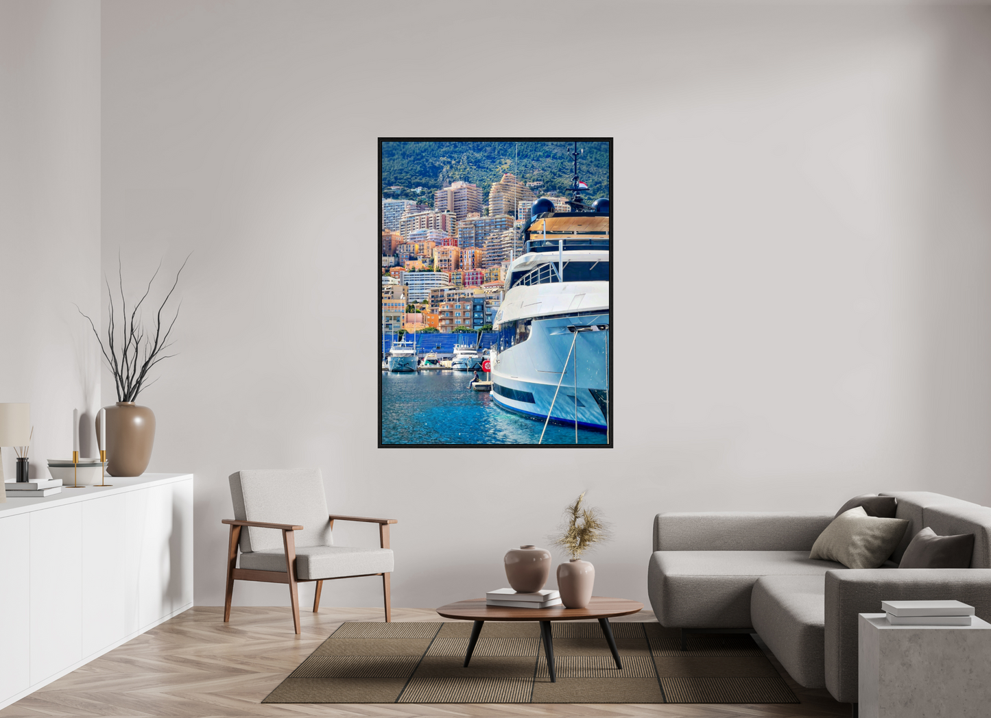 120 x 160 cm, Floater Frame Me, myself and Monaco