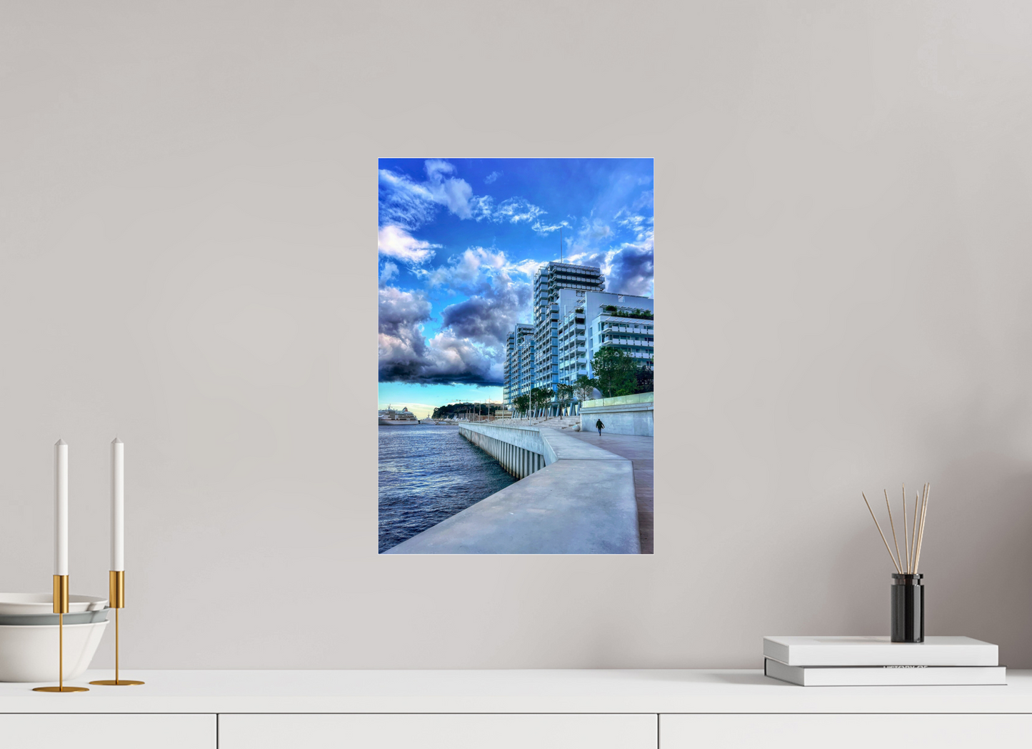 30 x 43.1 cm, Photo Print Under Acrylic Glass Wind of change. Mareterra